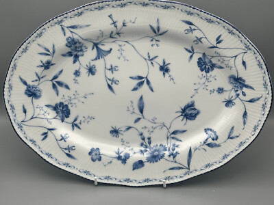 Noritake Regis blau - 14'' ovale Platte.