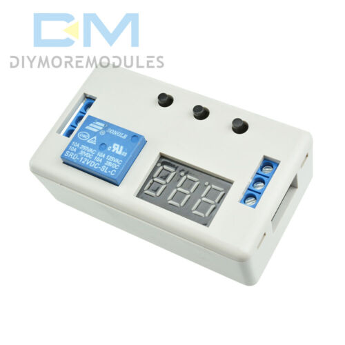 Módulo de retransmisión temporizador de control temporizador de retardo con pantalla LED digital de 12 V para automatización del hogar - Imagen 13 de 35