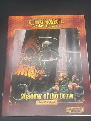 Chainmail Shadow Of The Drow Miniature Fames Set 4 Guidebook Dungeons Dragons 