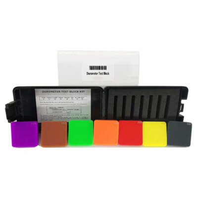 Hardness Test Block Durometer Type A Shore A Hardness Test Block Kits 7 Colors