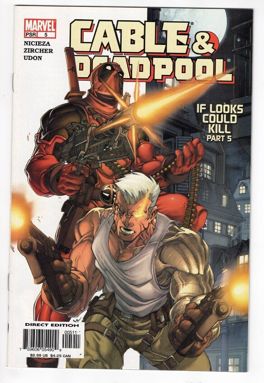 Cable & Deadpool #5 Marvel Comics (2004) X-Force X-Men Rob Liefeld Wade Wilson