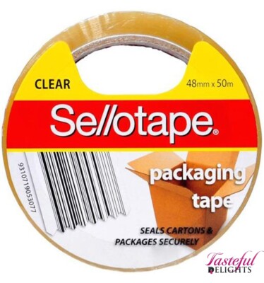 Sellotape Clear Packaging Tape 48mm X 5m 1ea x 5 | eBay Australia