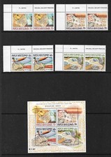 1985 Post Office set of 4 in Imprint Pairs & Mini Sheet Complete MUH/MNH 