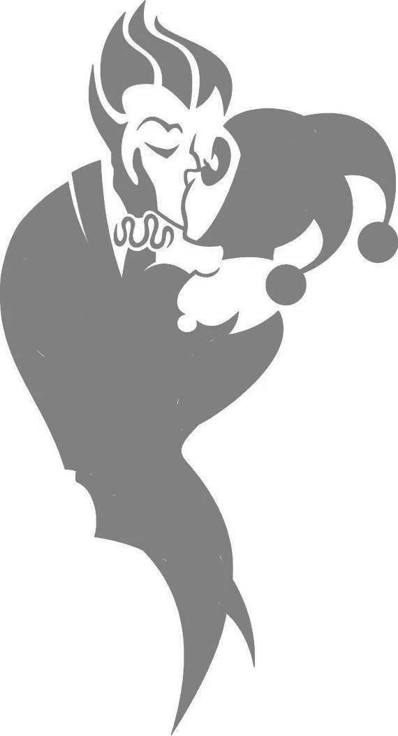 Harley Quinn Stencil