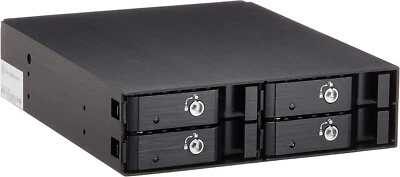 Silverstone SST-FS204B 4 x 2.5inch SAS/SATA Drives to 5.25inch Bay Front Storage