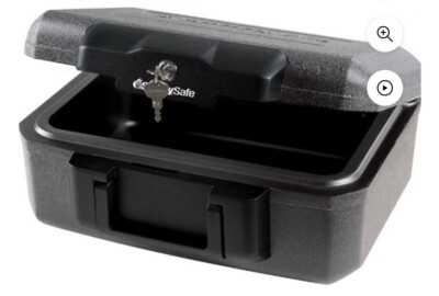 Sentrysafe Fireproof Safe Box with Key Lock, Chest Safe for Home with Fire-Resis