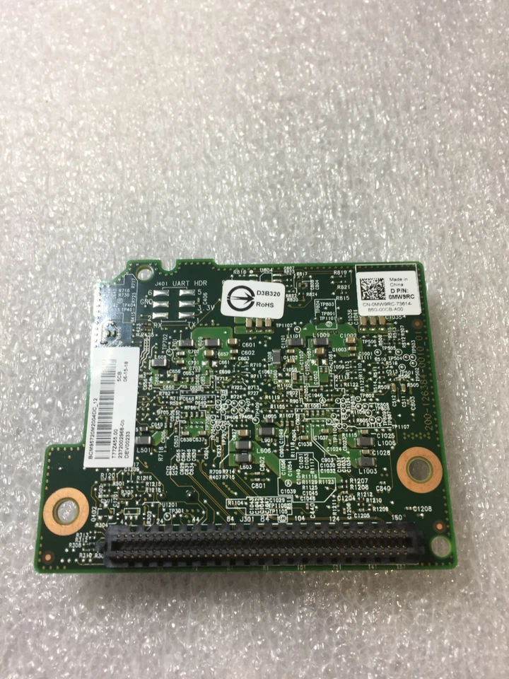 Dell MW9RC PowerEdge1GB 4 Port Blade Server Network Daughter Card FREE SHIP - Image 2 of 3