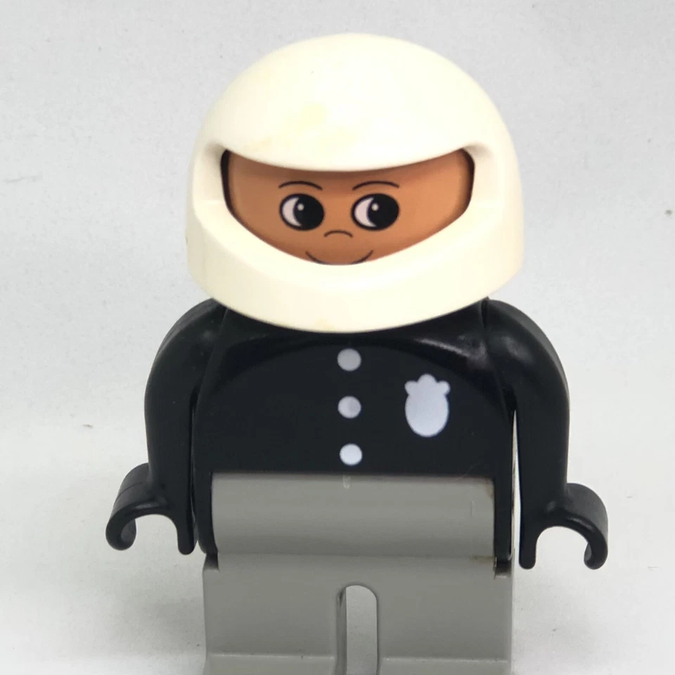 Figura de oficial de policía de motocicleta Lego Duplo de colección Foto 2 de 3