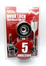 Kwikset Security Door Lock Installation Kit for Wood Doors 130WD