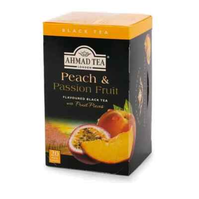 Ahmad Pfirsich- und Passionsfruchttee, 20 Stück Teebeutel 40 g kostenloser Ve...