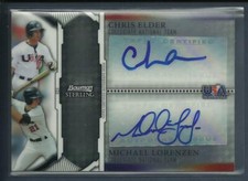 Michael Lorenzen RC 2011 Bowman Sterling USA DUAL AUTO Rookie #'d / 299 Reds MLB