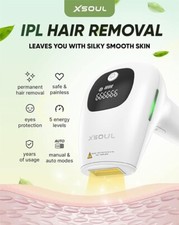 XSOUL At-Home IPL Hair Removal for Women and Men Permanent