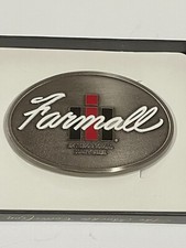 FARMALL INTERNATIONAL HARVESTER PEWTER BELT BUCKLE SPECCAST COLLECTIBLES NEW