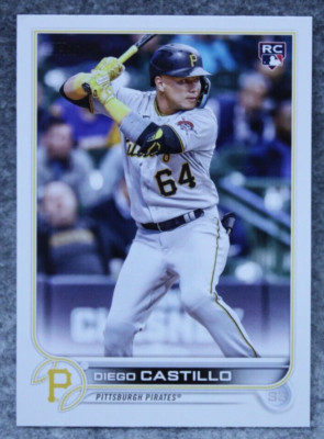 2022 Topps Update Diego Castillo RC US85 Missing Foil Logo Error SSP