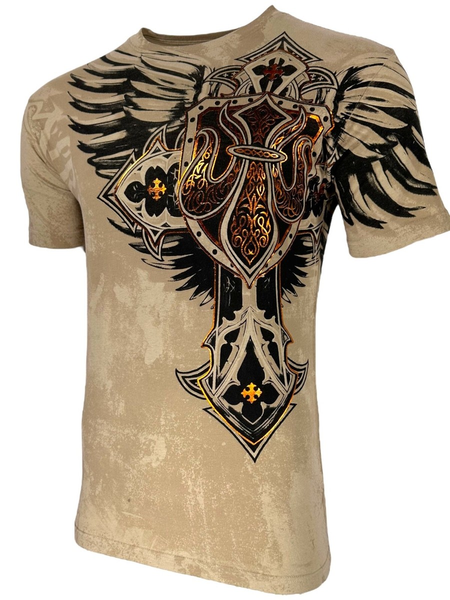 Affliction Herren Shirt Randy Warbird - Affliction 3890 - Shirts
