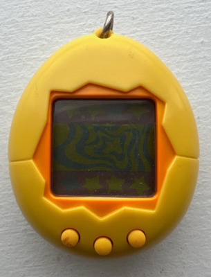 Bandai Tamagotchi 1996 Original Yellow Orange Tested & Working | eBay