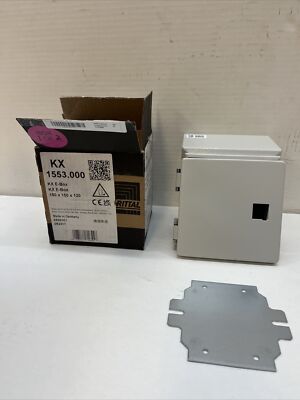 Rittal KX 1553.000 Small Housing E-Box KX, Carbon Steel, 150x150