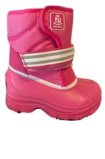 Nautica NS-83 Albermarle Kids Snow Rain Toddler Boots Pink  White sz 9 NEW