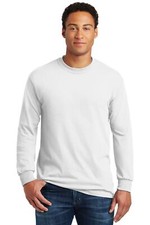 Gildan Men's Heavy Cotton 100 Cotton Long Sleeve T-Shirt Pack OF 10 - 5400