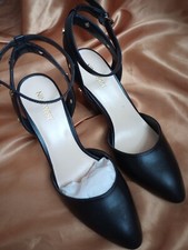 Black Brand New Nine West Sin Clairo womens chunk heel shoe- size 7.5