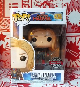 captain marvel with jacket funko