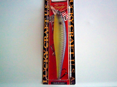 LOT OF-2-LUCKY CRAFT POINTERS 128SP / 5'' & 1 OZ / PT128 SP-725 THE COLOR T-REX
