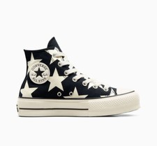 NEW Converse Chuck Taylor All Star Lift Platform Large Stars Womens