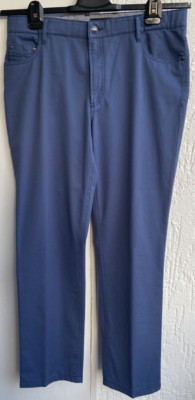 Walbusch Extraglatt Hose Herren mit elastischem Bund Gr 24 TOP