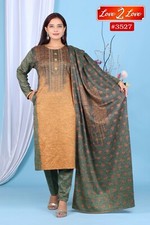 Indian Traditional Winter Woolen Long Kurtas With Side Pockets For Women