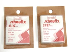 Hawid Clear Stamp Mounts 33/27 UN & Commemoratives 2 Packs of 40 Pieces (m12)