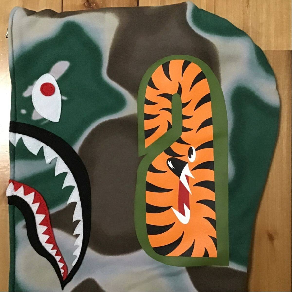 BAPE LIQUID CAMO SHARK FULL ZIP HOODIE A Bathing Ape Size M | eBay 