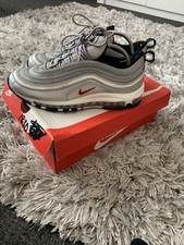 Size 9 5 Nike Air Max 97 Og Qs 17 Silver Bullet For Sale Online Ebay Size 9 5 Nike Air Max 97 Og Qs 17 Silver Bullet For Sale Online Ebay