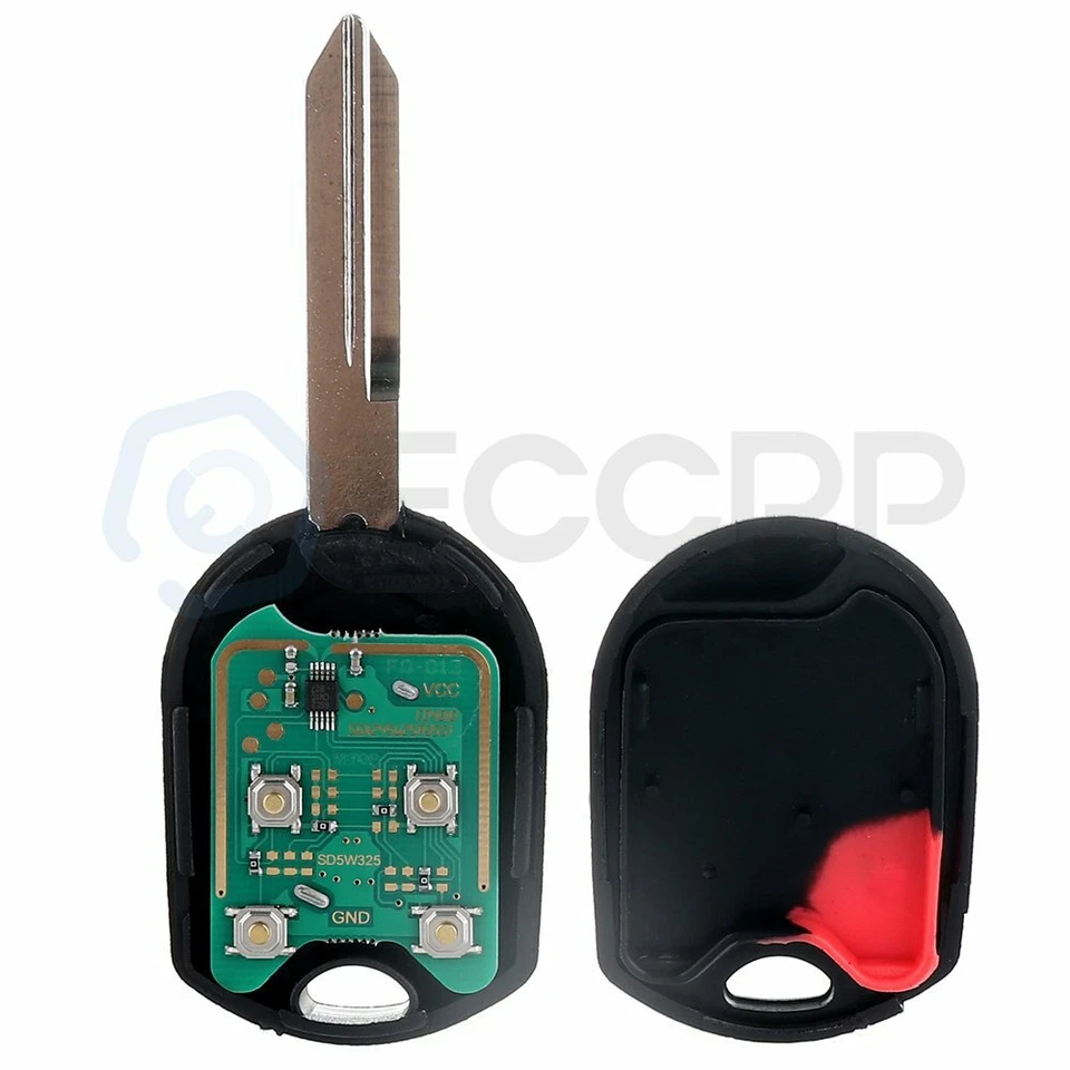 2 para Ford Mustang Fusion 2006 2007 2008 2009 2010 sistema de entrada remota sin llave Foto 3 de 4