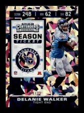 Delanie Walker #29 2019 Panini Contenders Football Cracked Ice Season Ticket /23