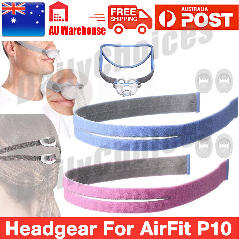 Headgear for Resmed Airfit P10 FOR HER CPAP MADE IN AUSTRALIA CPAP MASK