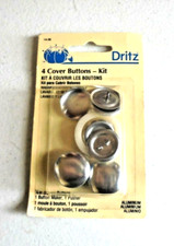 Dritz Cover Buttons Kit 4 Pack NEW Sewing Crafts Aluminum 7/8" Sewing