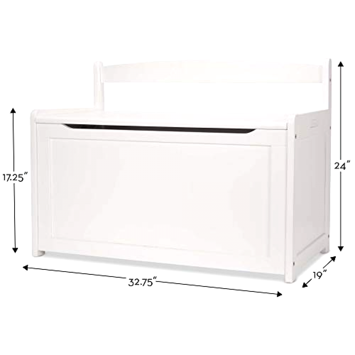 melissa and doug toy chest white