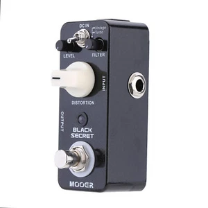 Mooer Black Secret   Distortion Electric Guitar Effect Pedal True K8U1