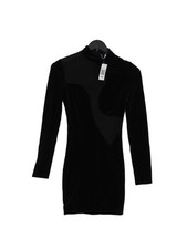 Bershka Bodycon Midi Dress XS in Black