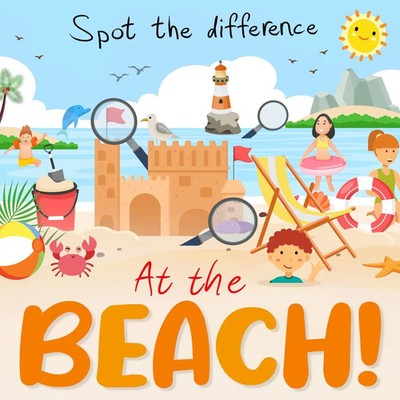 Spot the Difference - At the Beach! A Fun Search and Solve Book For Ages 3+ Buch