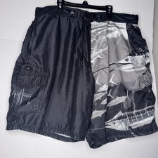 Guy Harvey Swim Trunks Gently worn 38  waist 6" inseam no liner BOARD SHORT