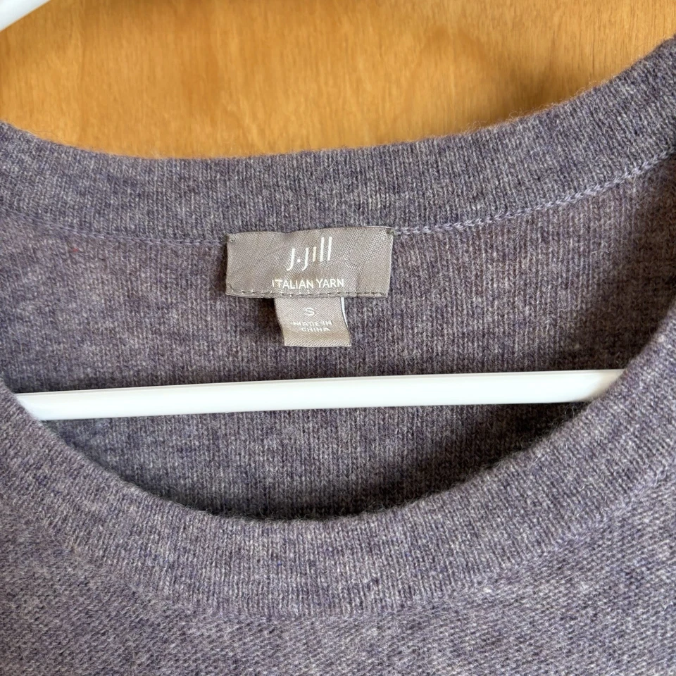 J. Jill Wool Cashmere Blend Tunic Knit Sweater Pockets Cottagecore S Capsule - Image 2 of 4