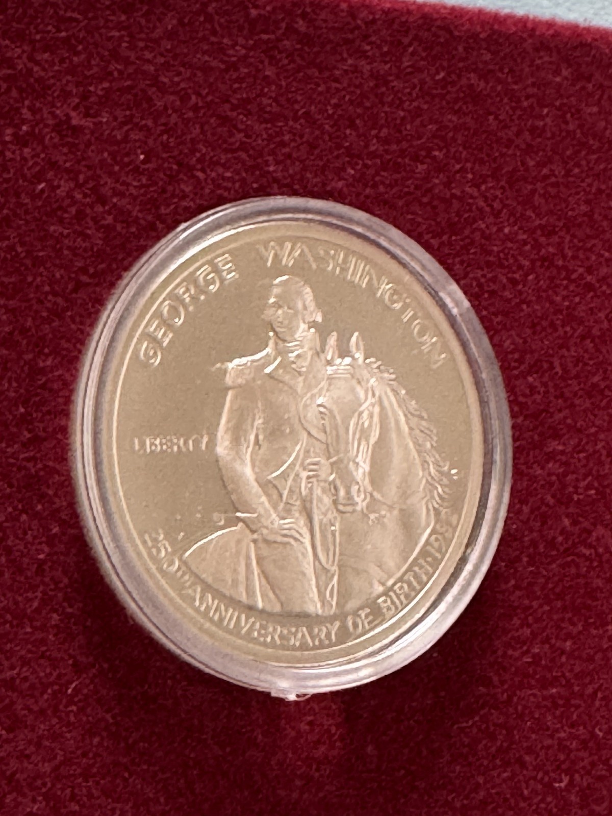 George Washington 250th Anniversary Silver Half-Dollar Coin - Proof
