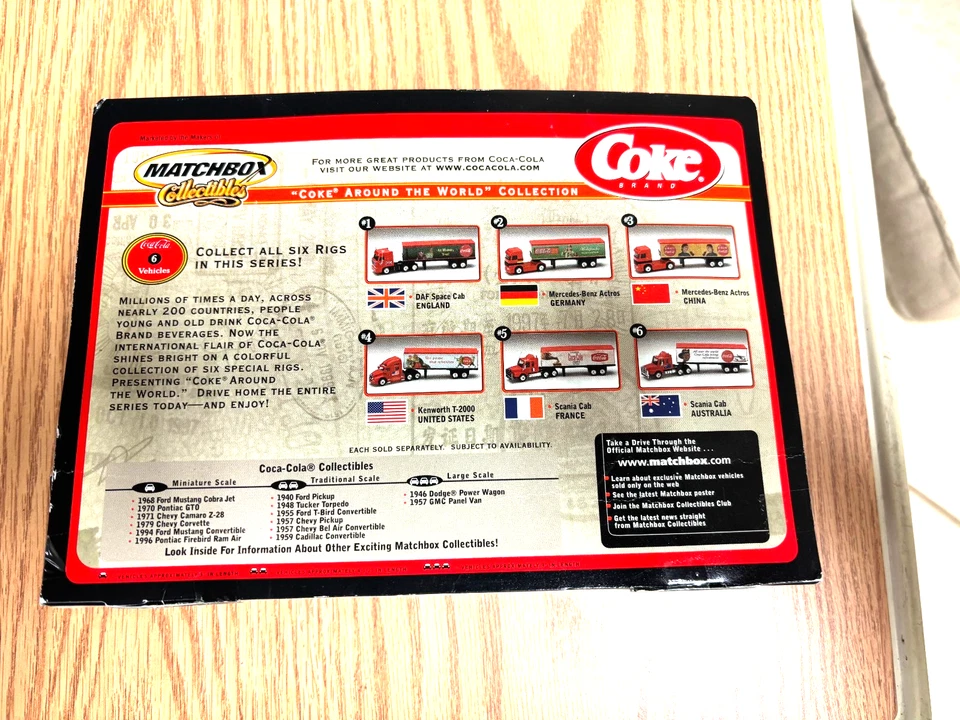 Matchbox Collectibles Coke Around The World England DAF Space Cab NEW - Image 2 of 3