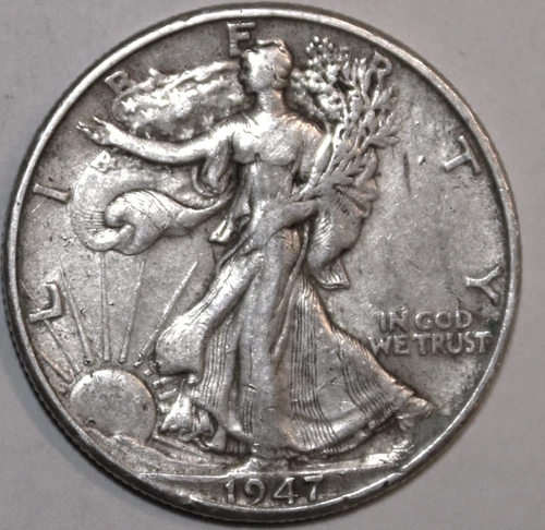 1947-D Walking Liberty Half Dollar - Extra Fine - #0798EC