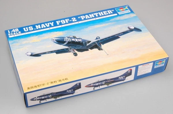 Trumpeter 02832 US NAVY F9F-2 PANTHER 1:48 Kit di modellismo - Immagine 2 di 4