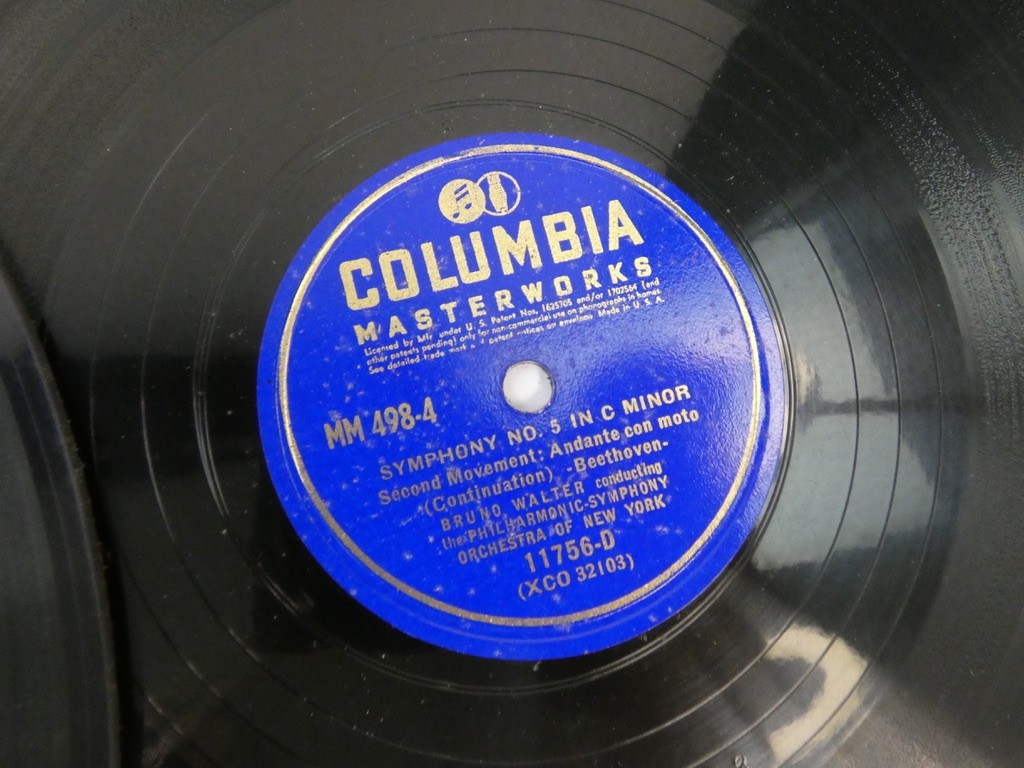 Beethoven Fifth Symphony in C Minor 78 RPM 4Disc Set Columbia