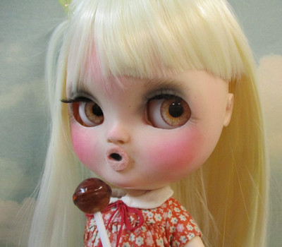 Cute OOAK Custom Icy Blythe Doll with Outfit