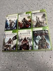 Microsoft Xbox 360 Assassin's Creed Bundle Lot 1 2 3 Brotherhood Rev, Black Flag