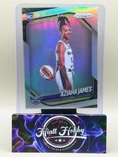 2025 Panini Prizm WNBA - #141 Aziah James - Silver Holo Prizm - Variation  (RC)